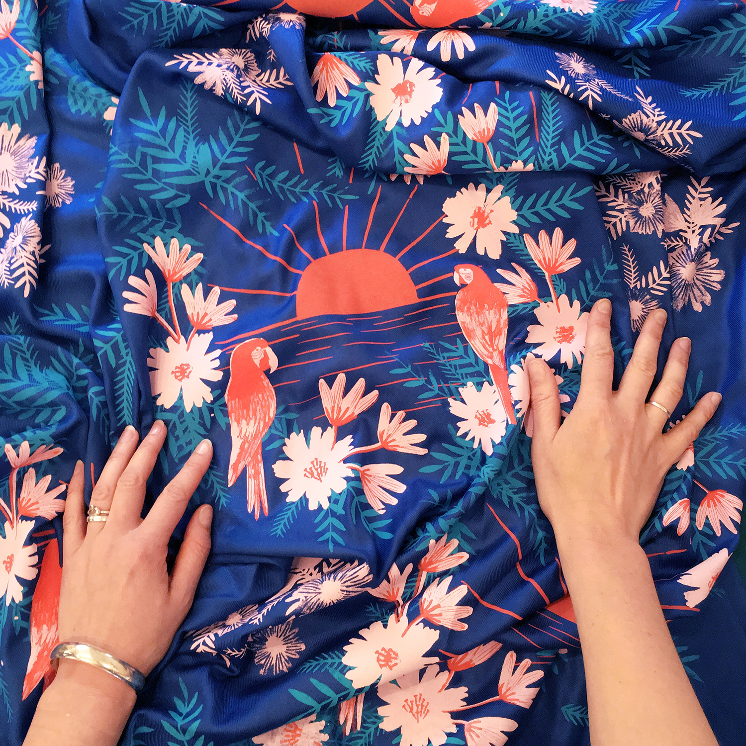 Indian Summer Textile Screen Print · Lee Foster-Wilson