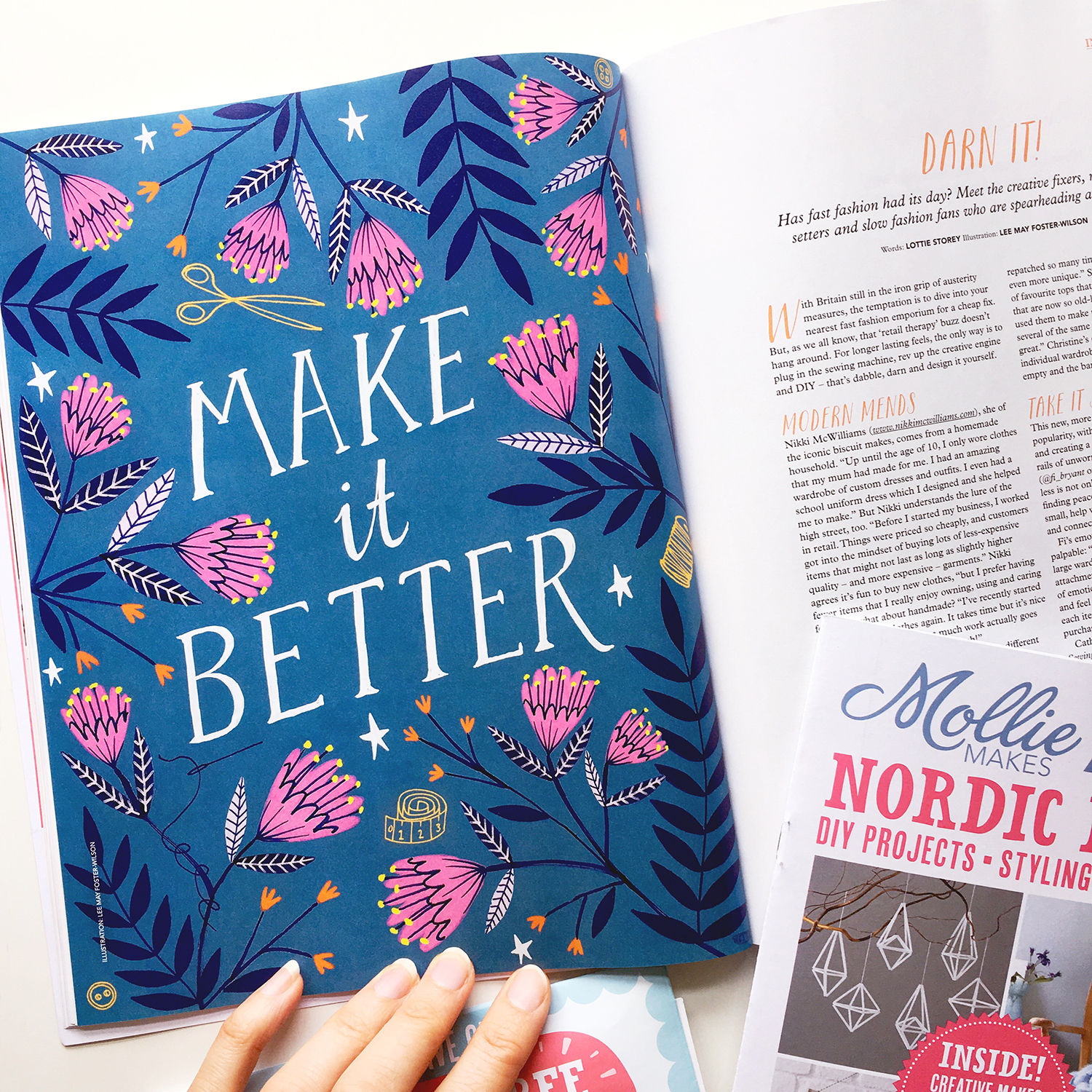 ‘Make it Better’ for Mollie Makes Magazine · Lee Foster-Wilson