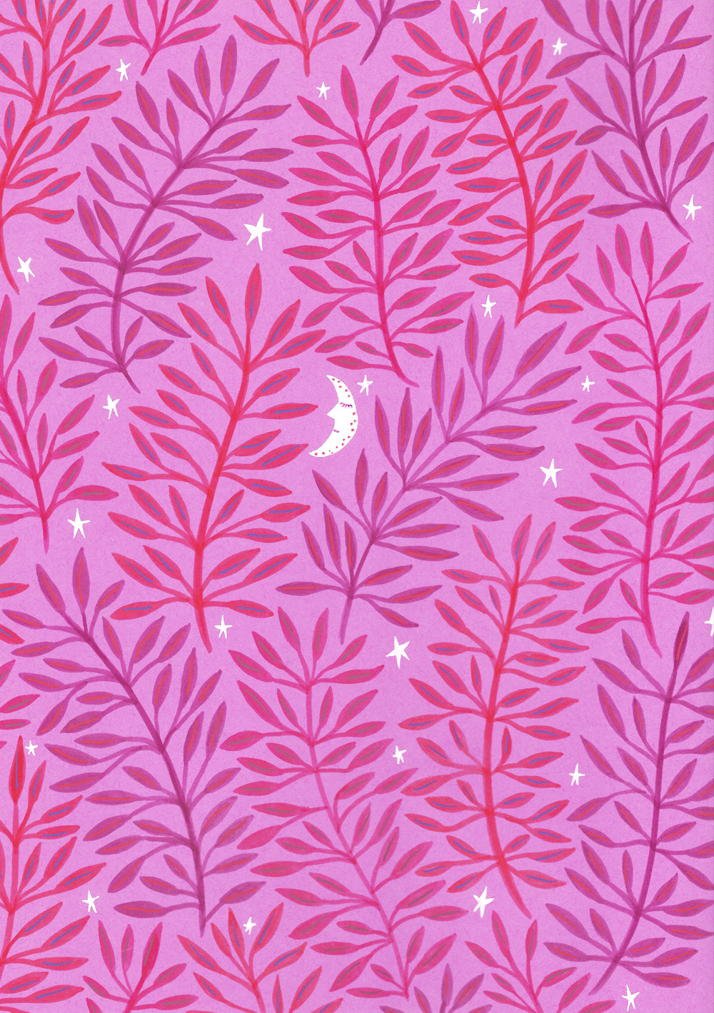 Night Time Fronds Pattern · Lee Foster-Wilson