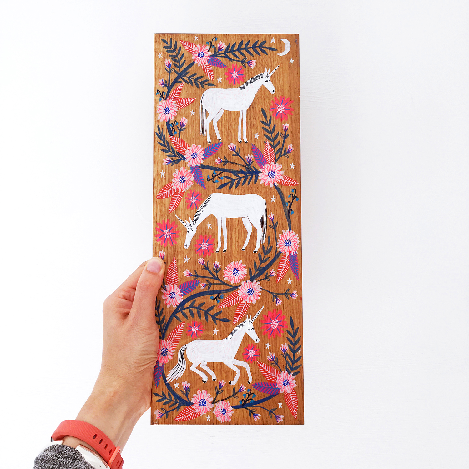 Wooden Unicorn Plaque · Lee Foster-Wilson