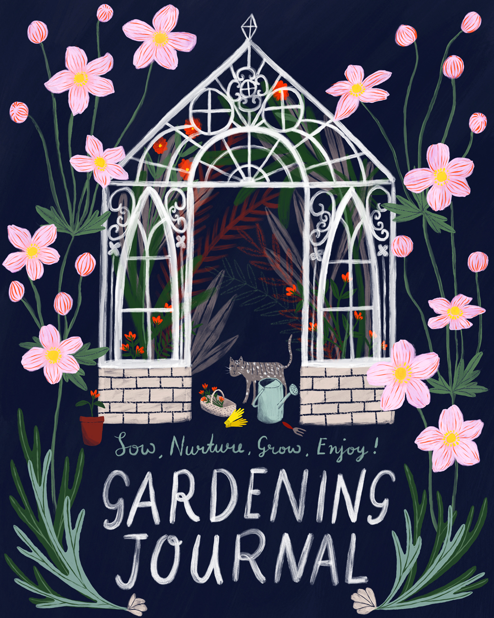 “Enjoy Gardening” Journal Cover Design · Lee Foster-Wilson
